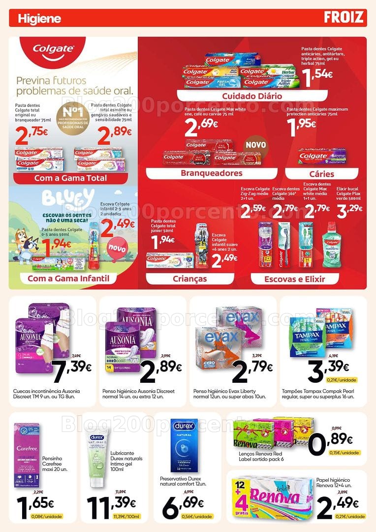 Antevisão Folheto FROIZ Promoções de 4 a 25 março